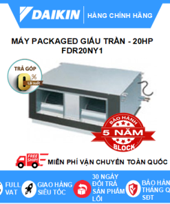 Máy Lạnh Packaged Giấu Trần Áp Xuất Tĩnh Cao FDR20NY1 - 20hp - Daikin 200.000btu R410