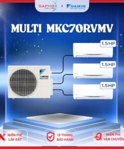 MKC70/ 1.5HP +1.5HP +1.5HP Combo Máy lạnh Daikin Multi S Model Thái lan 2026