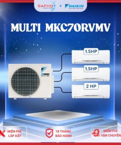 MKC70/ 1.5HP +1.5HP +2.0HP Combo Máy lạnh Daikin Multi S Model Thái lan 2026