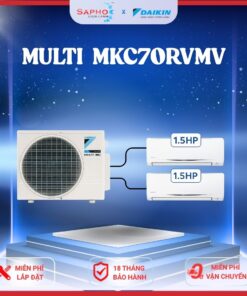 MKC70/ 1.5HP +1.5HP Combo Máy lạnh Daikin Multi S Model Thái lan 2026