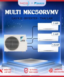 MKC50/ 1.0HP +1.0HP +1.5HP Combo Máy lạnh Daikin Multi S Model Thái lan 2026
