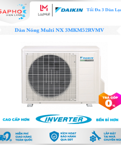 Dàn nóng 3MKM52RVMV, 1 chiều - Lạnh, Daikin Inverter