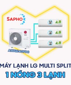 A3UQ24GFD0/ 1HP+1HP+2HP LG Multi Split Inverter