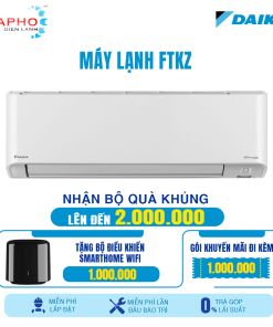 Máy lạnh treo tường FTKZ loại Tiêu chuẩn - Inverter - 1 chiều Lạnh